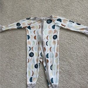 Little Sleepies Moon Phase Footie - Multicolor